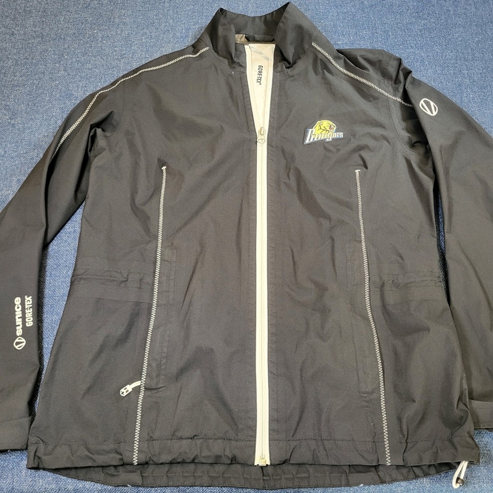 Sunice Hurricane GORE-TEX Jacket Men Medium Black Cougars Embroidered Waterproof